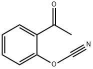 Cyanic acid, 2-acetylphenyl ester (9CI)分子式结构图