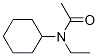 N-Cyclohexyl-N-ethylacetamide分子式结构图