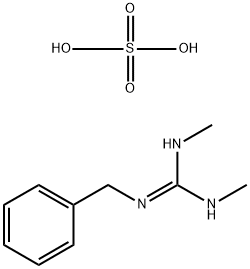 1-benzyl-2,3-dimethylguanidinium sulphate (2:1)分子式结构图