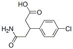 3-(4-氯苯基)戊二酸单酰胺分子式结构图