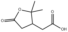 (2,2-Dimethyl-5-oxo-tetrahydro-furan-3-yl)-acetic acid分子式结构图