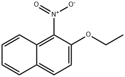 2-ETHOXY-1-NITRONAPHTHALENE分子式结构图