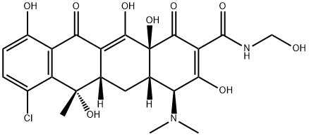 氯莫环素分子式结构图