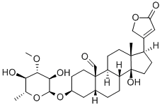 黄夹次苷分子式结构图