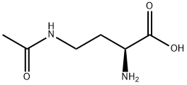 Nγ-Acetyl-L-2,4-diaminobutyric acid分子式结构图