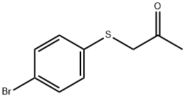 1-((4-溴苯基)硫代)丙烷-2-酮分子式结构图