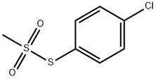 S-(4-Chlorophenyl) methanesulfonothioate分子式结构图