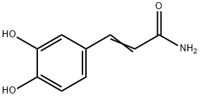 3,4-二羟基肉桂酰胺分子式结构图