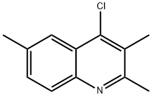 4-CHLORO-2,3,6-TRIMETHYLQUINOLINE分子式结构图