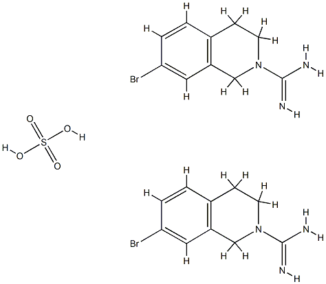 Guanisoquin sulfate分子式结构图