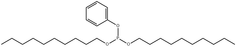 二癸基苯基亚磷酸酯分子式结构图