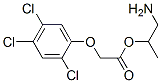 1-aminopropan-2-ol: 2-(2,4,5-trichlorophenoxy)acetic acid分子式结构图