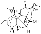 黄草乌碱丁分子式结构图