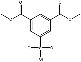 1,3-苯二羧酸-5-磺基-1,3-二甲酯分子式结构图