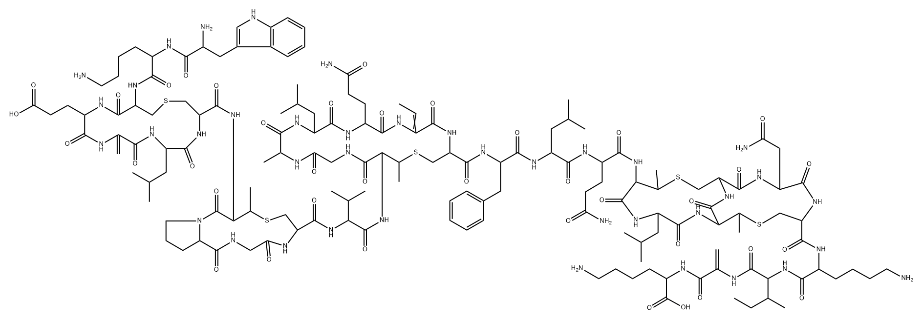 subtilin分子式结构图