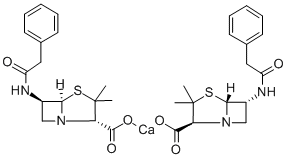 Penicillin, calcium salt分子式结构图