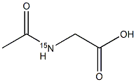 N-Acetyl-glycine-15N分子式结构图