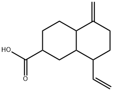 Decahydro-5-methylene-8-vinyl-2-naphthoic acid分子式结构图