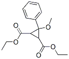 3-Methoxy-3-phenyl-1,2-cyclopropanedicarboxylic acid diethyl ester分子式结构图