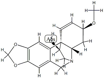 (5α,11S,13β,19α)-1,2-Didehydro-3β-methoxycrinan-11-ol分子式结构图