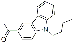 9-正丁基-3-乙酰基咔唑分子式结构图