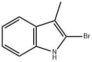 2-溴-3-甲基-1H-吲哚分子式结构图