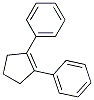 1,1'-(1-Cyclopentene-1,2-diyl)bisbenzene分子式结构图