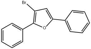 3-溴-2,5-二苯基呋喃分子式结构图