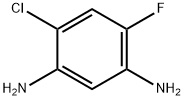 4-CHLORO-6-FLUOROBENZENE-1,3-DIAMINE分子式结构图