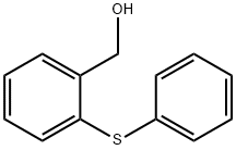 2-(苯硫基)苄醇分子式结构图