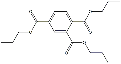 苯-1,2,4-三羧酸三丙酯分子式结构图