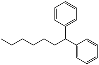 1,1-二苯基庚烷分子式结构图