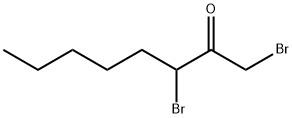 1,3-Dibromo-2-octanone分子式结构图