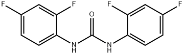 N,N'-二(2,4-二氟苯基)脲分子式结构图