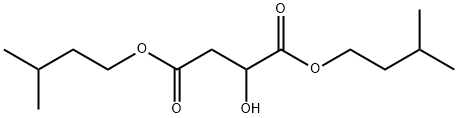 Butanedioic acid, hydroxy-, bis(3-Methylbutyl) ester分子式结构图