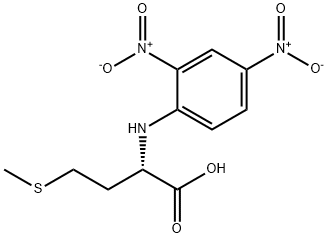 N-2,4-二硝基苯基-DL-蛋氨酸分子式结构图