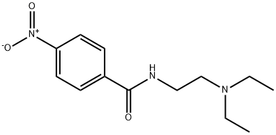 N-(2-(2-DIETHYLAMINO)ETHYL)-4-NITROBENZAMIDE分子式结构图