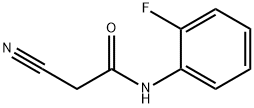 乙酰胺,2-氰基-N-(2-氟苯基)-分子式结构图