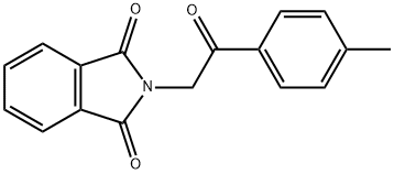 N-(p-Methylphenacyl)-phthaliMide分子式结构图