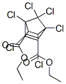 1,4,5,6,7,7-Hexachlorobicyclo[2.2.1]hept-5-ene-2,3-dicarboxylic acid diethyl ester分子式结构图