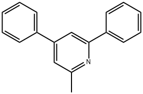 2-甲基-4,6-二苯基吡啶分子式结构图