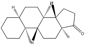 5β-Androstan-17-one分子式结构图