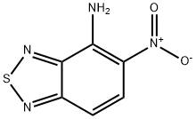 4-氨基-5-硝基苯并噻二唑分子式结构图