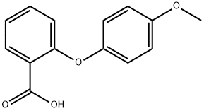 2-(4-甲氧基苯氧基)苯甲酸分子式结构图