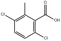 3,6-二氯-2-甲基苯甲酸分子式结构图