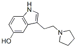 3-[2-(1-Pyrrolidinyl)ethyl]-1H-indol-5-ol分子式结构图