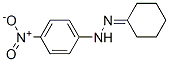 Cyclohexanone p-nitrophenyl hydrazone分子式结构图