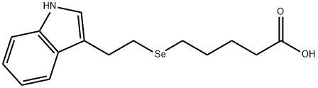 5-[[2-(1H-Indol-3-yl)ethyl]seleno]valeric acid分子式结构图