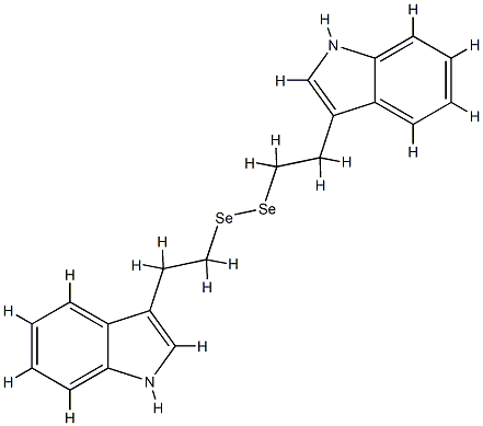 Bis[2-(1H-indol-3-yl)ethyl] perselenide分子式结构图