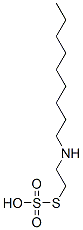 Thiosulfuric acid hydrogen S-(2-nonylaminoethyl) ester分子式结构图